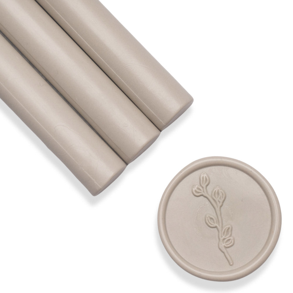 Baton ceara, gri deschis, mat, 1.1 x 13 cm, ceara pentru sigilii