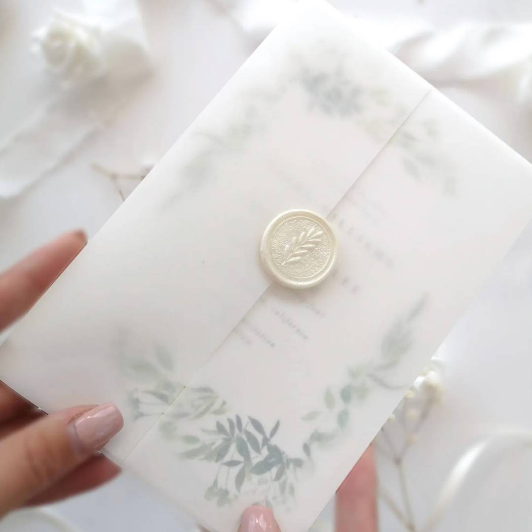 Cover vellum, 182 x 297 mm, învelitoare din hartie de calc vellum pentru invitatii de nunta, format I8 - Artizaar.ro