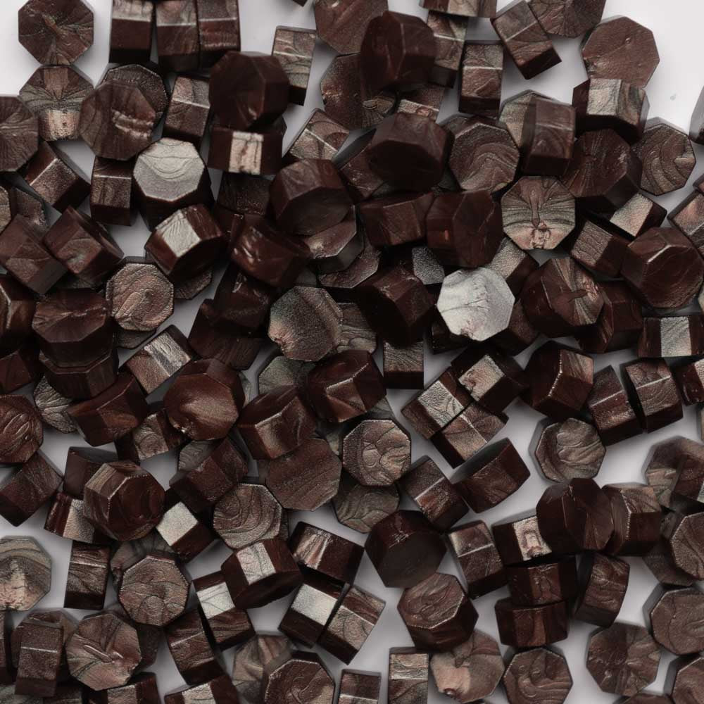 Beads ceara, maro sidefat, granule ceara pentru sigilii