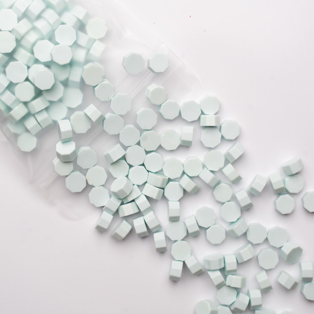 Beads ceara, baby blue, granule ceara pentru sigilii