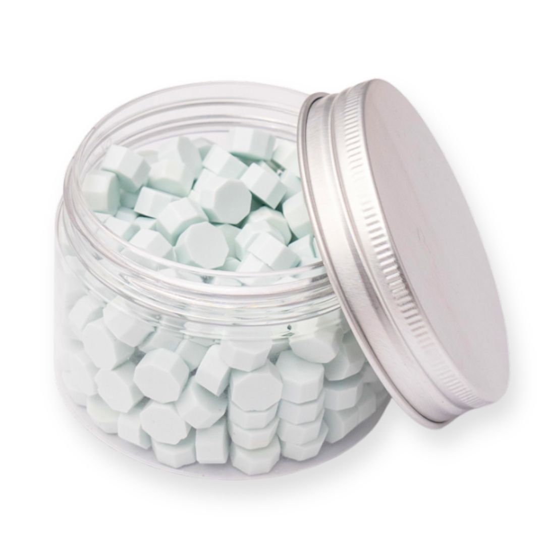 Beads ceara, baby blue, granule ceara pentru sigilii