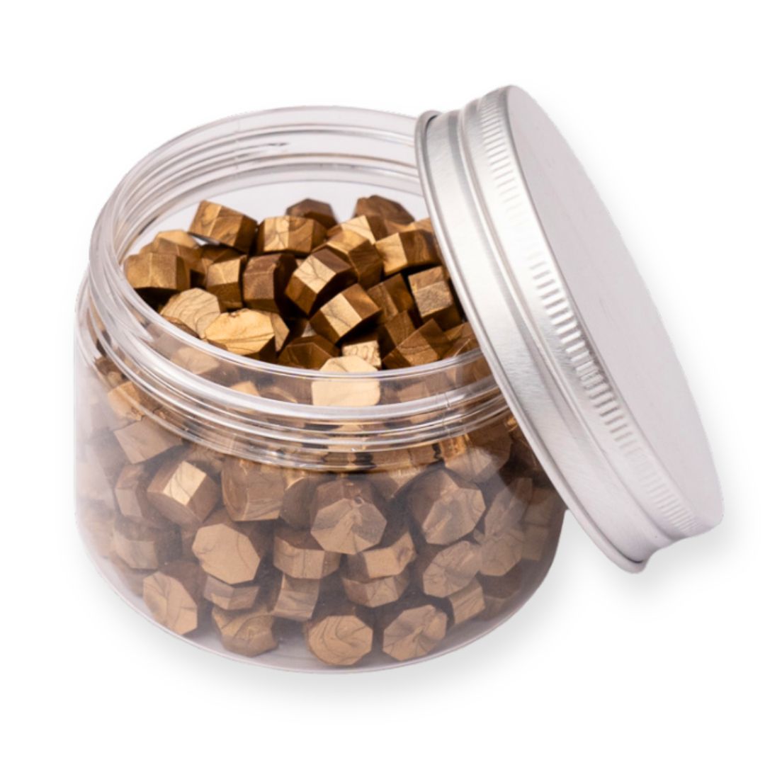 Beads ceara, bronze sidefat, granule ceara pentru sigilii