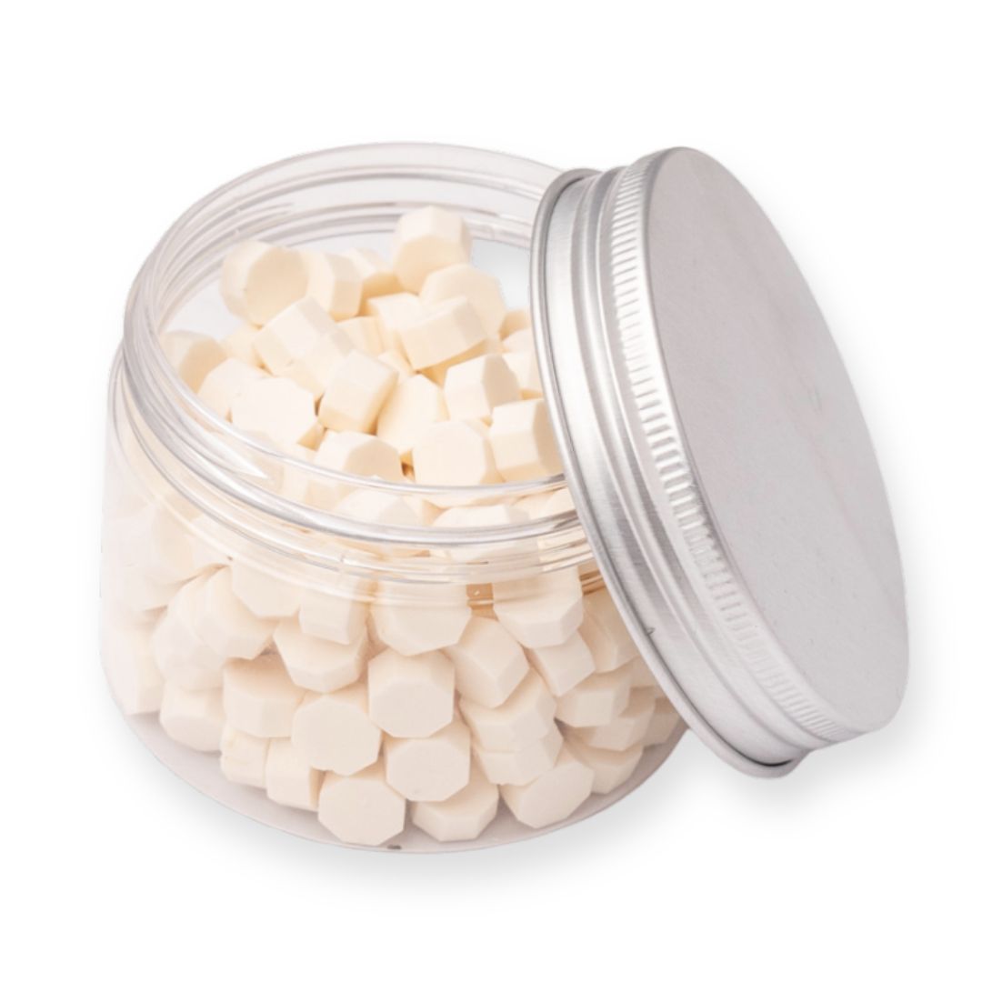 Beads ceara, crem nature, granule ceara pentru sigilii