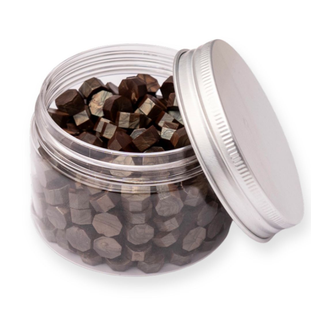Beads ceara, maro sidefat, granule ceara pentru sigilii