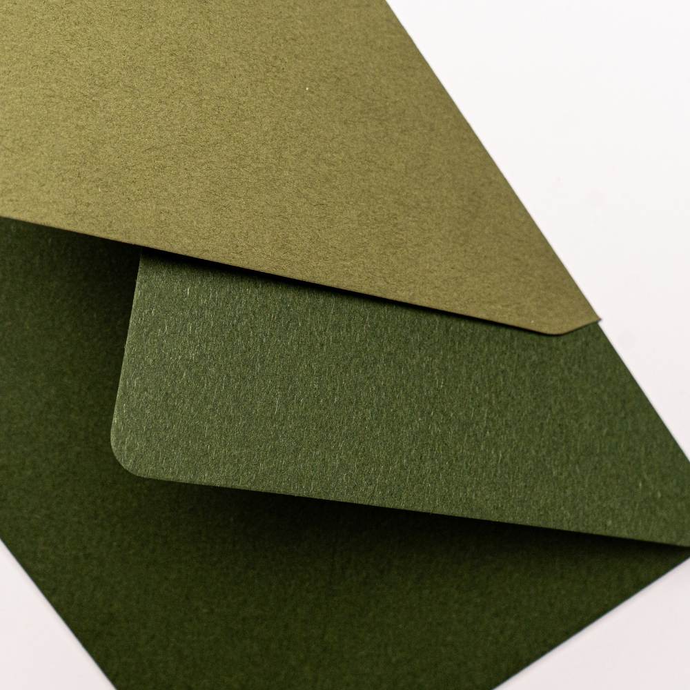 Plic B6, verde pin, 125x175 mm, pentru invitatii de nunta