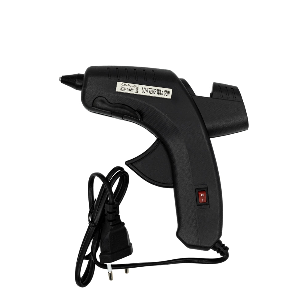 Pistol cu temperatura joasa de topire, cu buton on/off, pentru batoane ceara