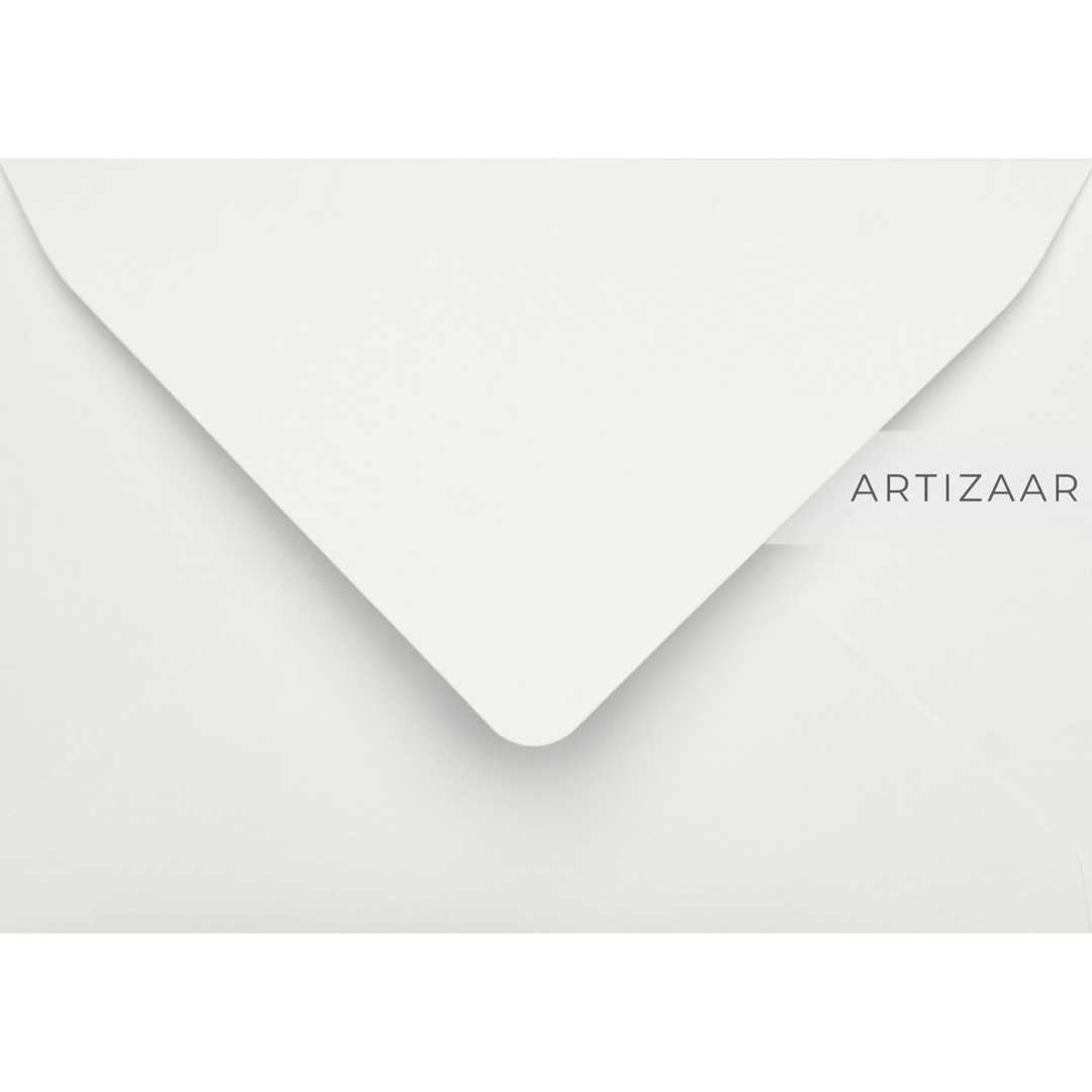 Plic B6, alb prafuit, 125x175 mm, pentru invitatii de nunta