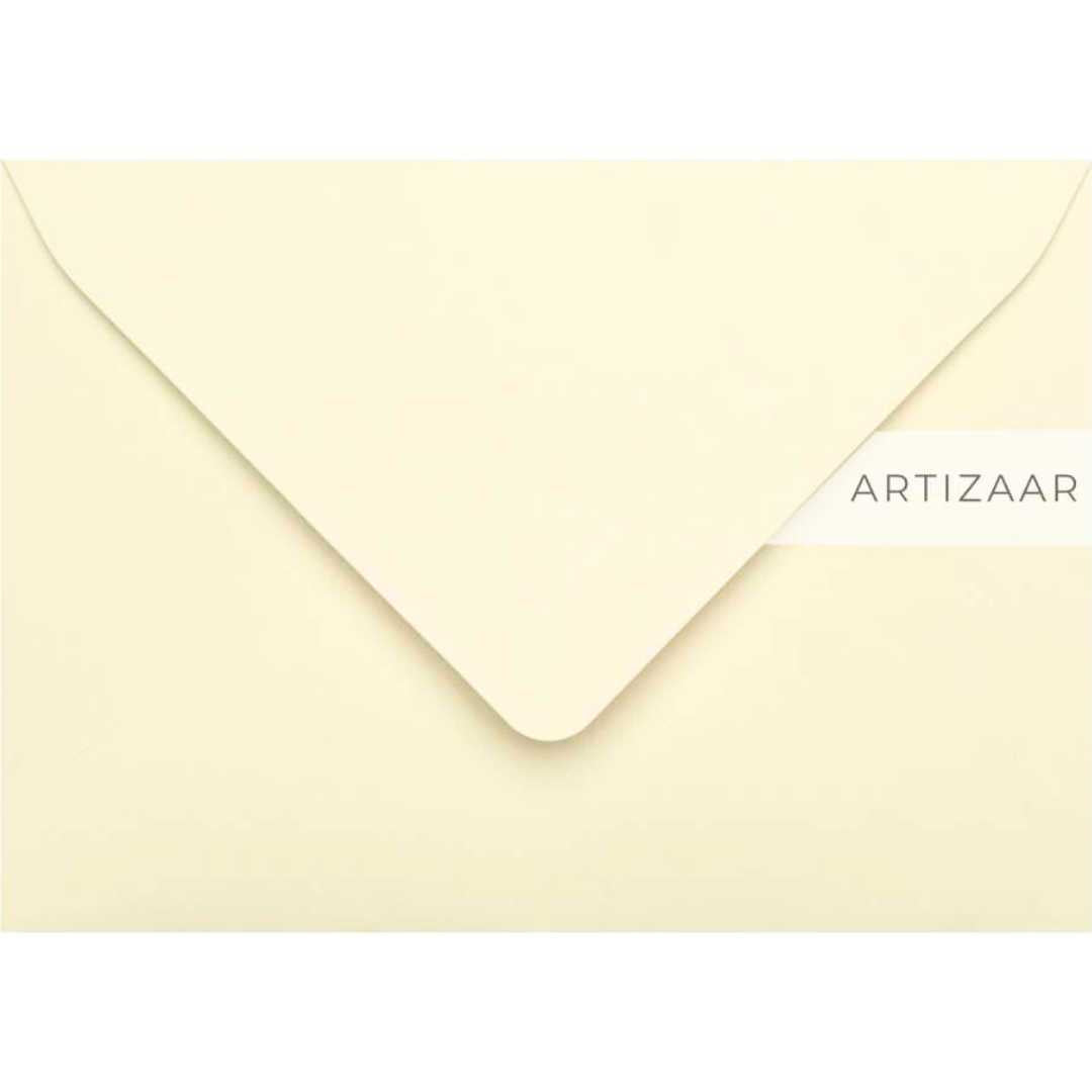 Plic B6, ivory, 125x175 mm, pentru invitatii de nunta