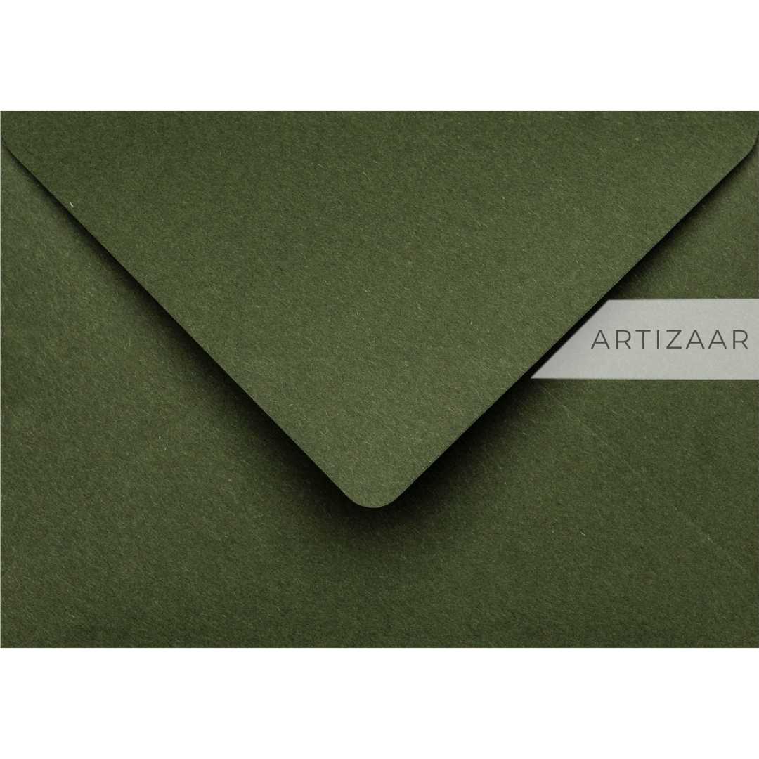 Plic B6, verde pin, 125x175 mm, pentru invitatii de nunta
