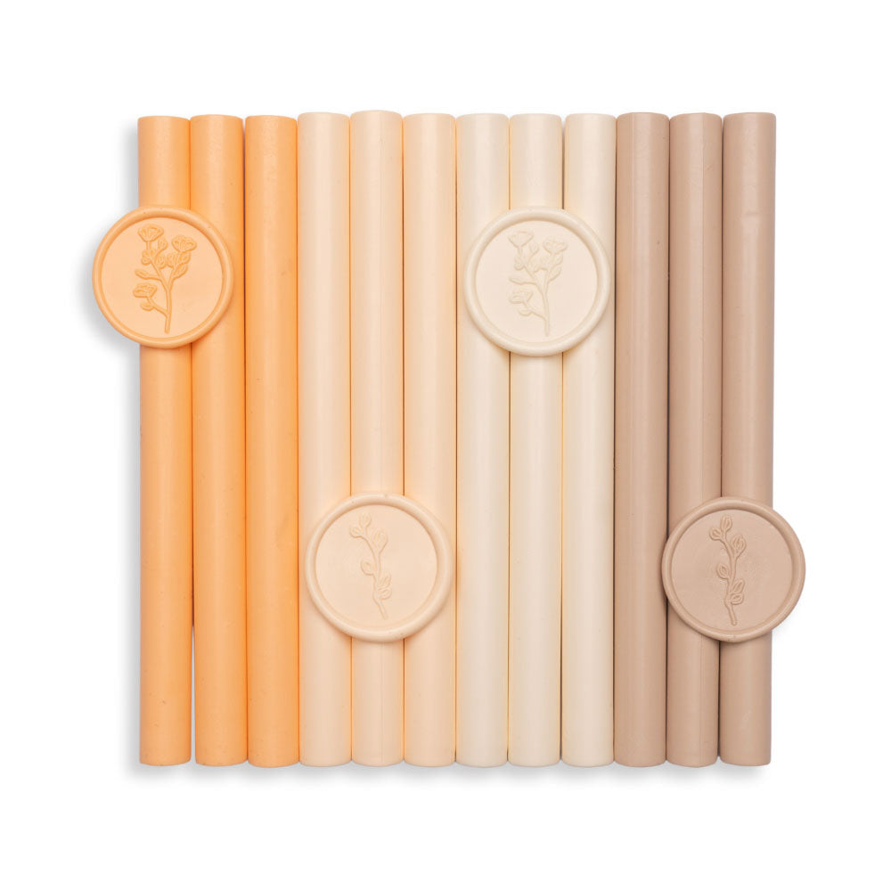 Baton ceara, peach, mat, 1.1 x 13 cm, ceara pentru sigilii