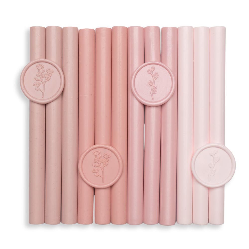 Baton ceara, roz baby pink, mat, 1.1 x 13 cm, ceara pentru sigilii