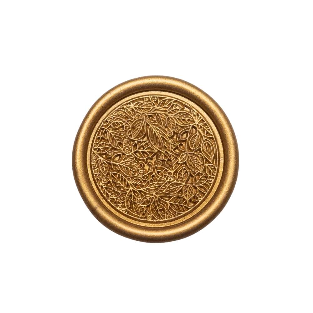 10x Sigiliu ceara, 40mm, model "Botanical"