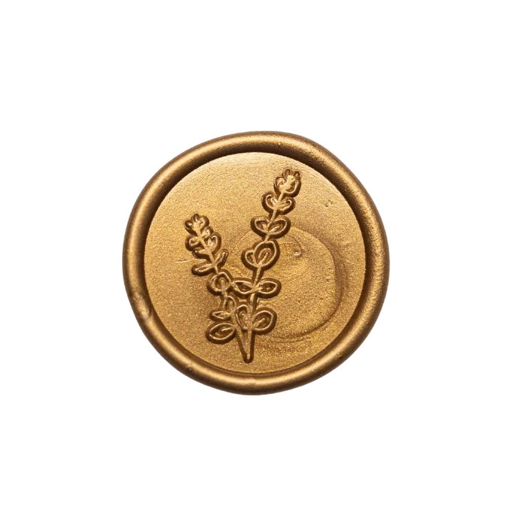 10x Sigiliu ceara, model "Delphinium"