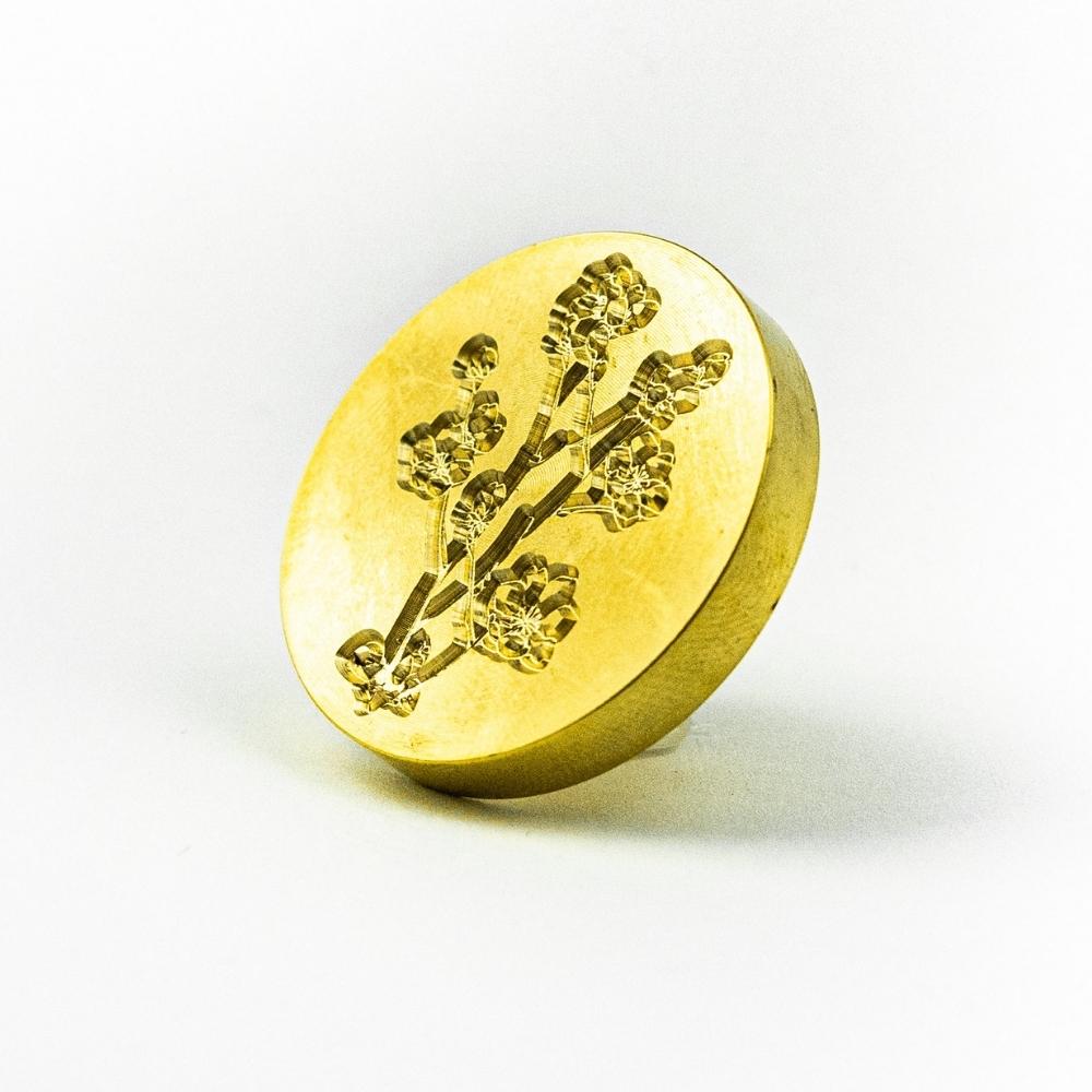 Stampila sigilu ceara, model “Flori de Nu-Mă-Uita”, 30 mm