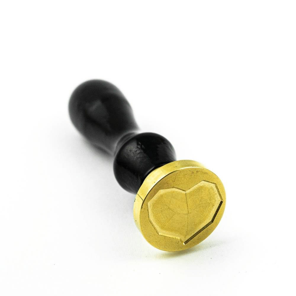 Stampila sigilu ceara, model “Shaped Heart”, 25 mm