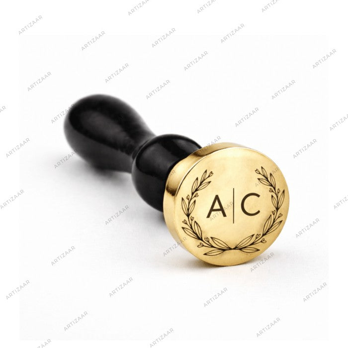 Stampila personalizata cu initialele numelor, Oris, 25 mm