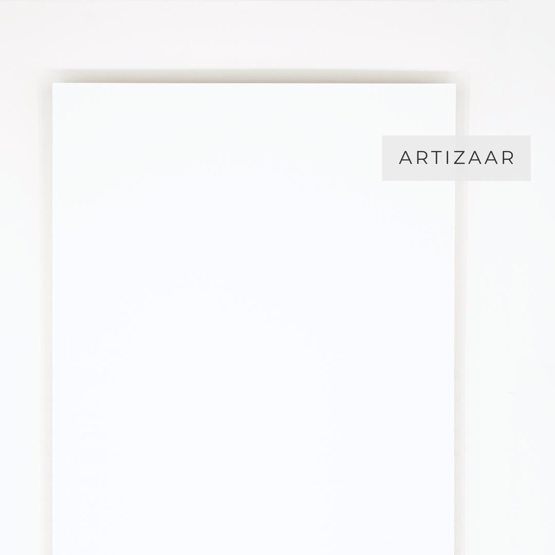 Carton alb texturat A4, hartie pentru invitatii de nunta, textura Horizon Lines - Artizaar.ro
