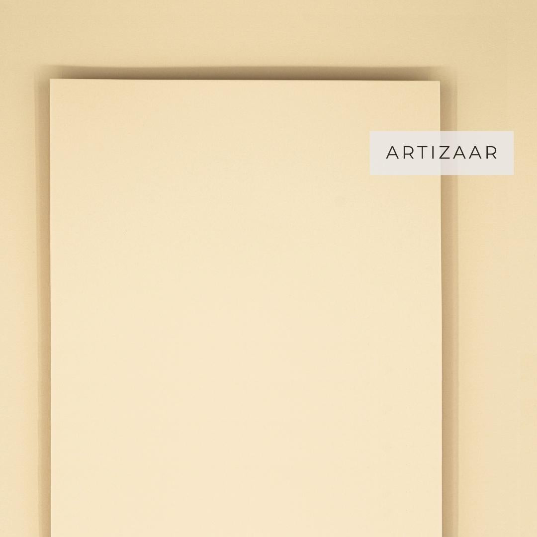 Carton texturat A4, crem, hartie pentru invitatii de nunta - Artizaar.ro