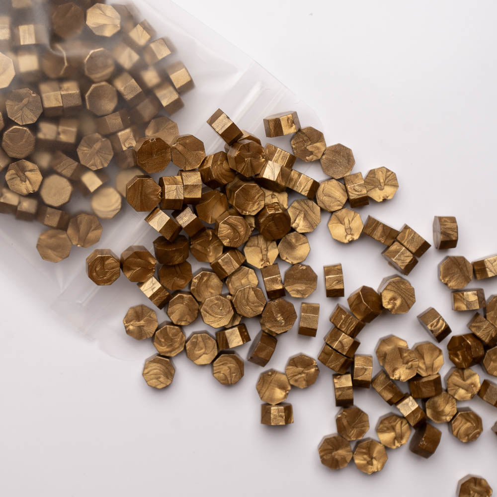 Beads ceara, bronze sidefat, granule ceara pentru sigilii