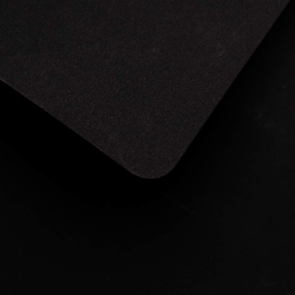 Plic B6, negru intens, finisaj catifea, 125x175 mm, pentru invitatii de nunta